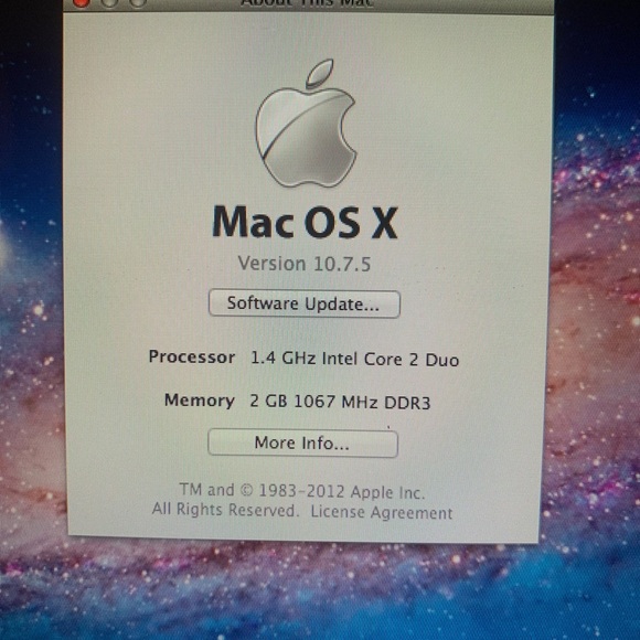 Apple MacBook Air MC505LL/A 1.40 GHz 2GB RAM 64GB SSD 11.6" HD (Used) - Picture 12 of 12